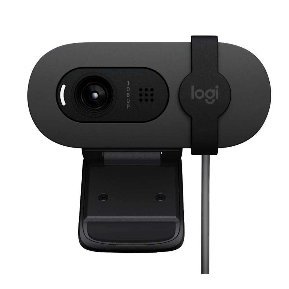 Logitech Brio 100 Webcam in Graphite